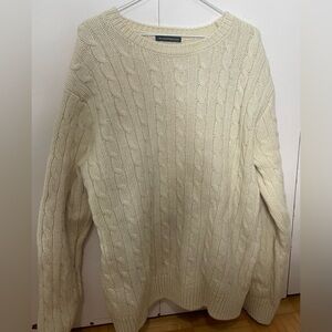 Brandy Melville Cream Knit Sweater